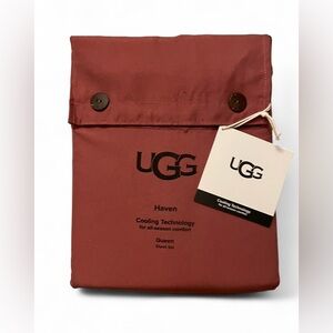 UGG Haven Cooling Technology Queen Deco Rose Sheet Fall Color Set NWT